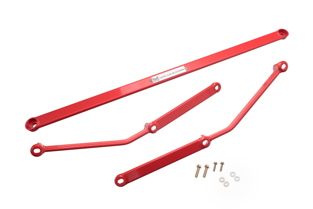 H-Brackets for Lexus IS250 06-11 -- Rear Lower Red -- SB-HB-LI06RL-R