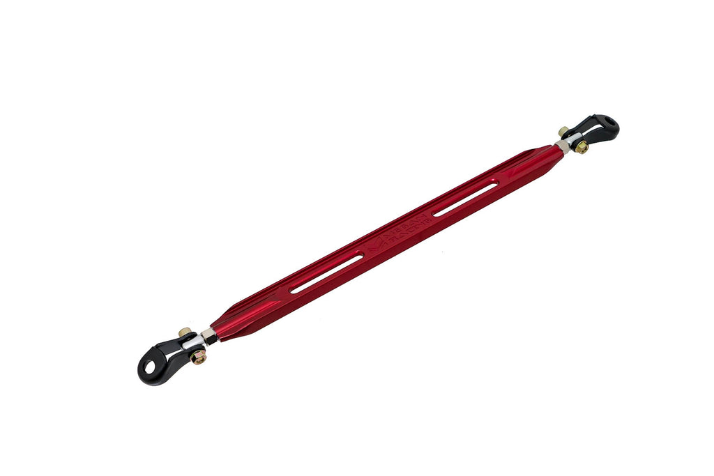 Rear Lower Bar for Acura Integra 90-01 / Honda Civic 88-95 -- Red -- MR-SB-HC8895RL-R