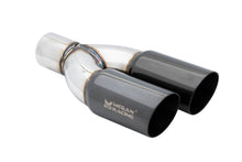 Load image into Gallery viewer, Universal Twin Black Chrome 3€³ Tips -- Driver Side