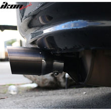 Load image into Gallery viewer, Add On Gunmetal Exhaust Slant Cut Muffler Tip 2.5in ID 3.5in OD