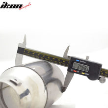 Load image into Gallery viewer, Add On Gunmetal Exhaust Slant Cut Muffler Tip 2.5in ID 3.5in OD