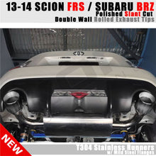 Load image into Gallery viewer, Fits 13-20 FRS/BRZ/Toyota 86 Resonated Dual Catback Exhaust 4.5 Tip