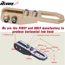 Load image into Gallery viewer, JDM Anodized CNC Billet GOLD Rear Bumper Racing Tow Hook For HONDA