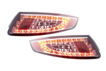Load image into Gallery viewer, Porsche 911 (997) Chrome/Clear LED Tail Lights (2005-2009)