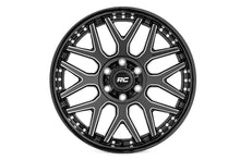 Load image into Gallery viewer, Rough Country 95 Series Wheel | Machined One-Piece | Gloss Black | 22x10 | 6x5.5 | -25mm