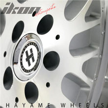 Load image into Gallery viewer, SALE! 18x9.5 Hayame Performance Wheel Silver Face Machine Lip 5x100