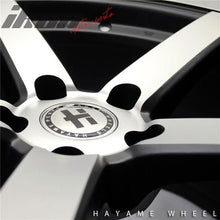 Load image into Gallery viewer, 18x9.5 Hayame Wheel Matte Black Machined Face 5 x 112 Squared x4