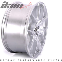 Load image into Gallery viewer, 19x8.5inHayame Wheel Machine Face Silver Lip 5x120 8.5 Squared x4