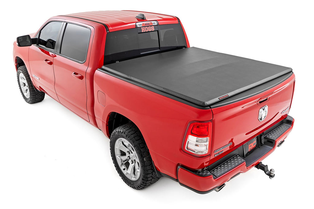 Soft Tri-Fold Bed Cover | 6'4" Bed | Ram 1500 (19-26)/1500 TRX (21-24) 