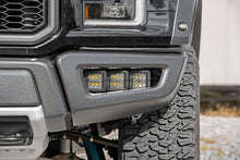 Load image into Gallery viewer, LED Light Kit | Fog Mount | Triple 2" Black Pair | Amber DRL | Ford Raptor (17-20)