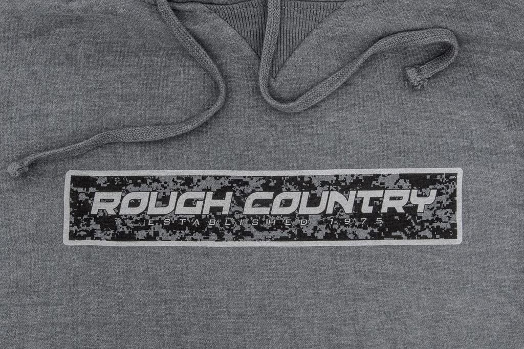 Rough Country Hoodie | Digital | Grey | 3XL