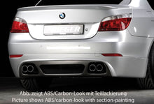Load image into Gallery viewer, Rieger BMW E60 Sedan Vented Rear Skirt Extension