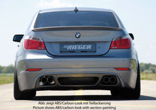 Load image into Gallery viewer, Rieger BMW E60 Sedan Vented Rear Skirt Extension