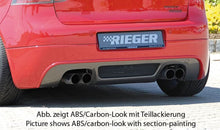 Load image into Gallery viewer, Rieger VW Golf 5 Rear Skirt Extension - Black ABS