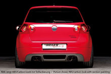 Load image into Gallery viewer, Rieger VW Golf 5 Rear Skirt Extension - Black ABS