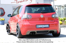 Load image into Gallery viewer, Rieger VW Golf 5 Rear Skirt Extension - Black ABS