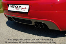 Load image into Gallery viewer, Rieger VW Golf 5 Rear Skirt Extension - Black ABS