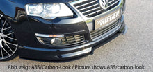 Load image into Gallery viewer, Rieger VW Passat (3C) Front Splitter For Rieger Front Lip 24071