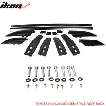 Load image into Gallery viewer, 2008-2013 Toyota Highlander OE Style Black Roof Rack Cross Bar