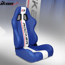 Load image into Gallery viewer, Universal Reclinable Left Driver Side Racing Seat Dual Slider