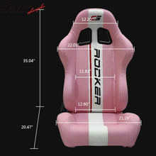 Load image into Gallery viewer, Universal Racing Seat Dual Slider PU Carbon Leather