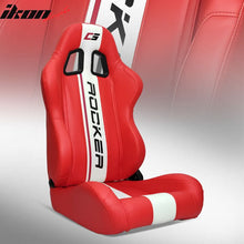 Load image into Gallery viewer, Universal Reclinable Left Driver Side Racing Seat Dual Slider