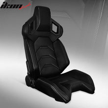 Load image into Gallery viewer, Universal Racing Seat Dual Slider PU Carbon Leather