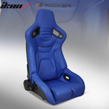 Load image into Gallery viewer, Universal Reclinable Bucket Racing Seat Dual Slider PU Carbon Leather