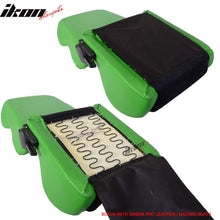Load image into Gallery viewer, Universal Black Green Racing Seats PVC Leather Suede