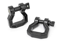 Load image into Gallery viewer, D-Ring | Forged | Pair | Black