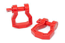 Load image into Gallery viewer, D-Ring | Forged | Pair | Red