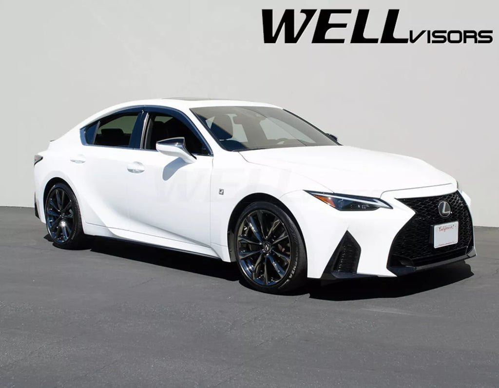 WellVisors WINDOW DEFLECTORS |  2021+ LEXUS IS300 IS500 F SPORT
