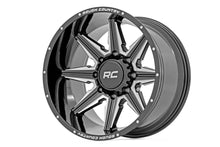 Load image into Gallery viewer, Rough Country 91M Series Wheel | One-Piece | Gloss Black | 20x12 | 8x180 | -44mm