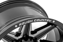 Load image into Gallery viewer, Rough Country 91M Series Wheel | One-Piece | Gloss Black | 20x12 | 6x5.5 | -44mm
