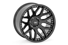Load image into Gallery viewer, Rough Country 95 Series Wheel | One-Piece | Gloss Black | 20x10 | 5x5 | -19mm