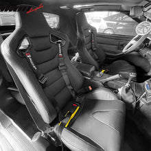 Load image into Gallery viewer, Universal Black 4 Point Buckle Racing Seat Belt Harness Nylon