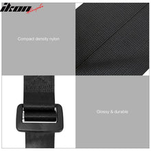 Load image into Gallery viewer, Universal Black 4 Point Buckle Racing Seat Belt Harness Nylon