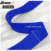 Load image into Gallery viewer, Universal Blue 4 Point Buckle Racing Seat Belt Harness Nylon