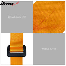 Load image into Gallery viewer, Universal Orange 2" 4 Point Buckle Racing Seat Belt Harness Nylon