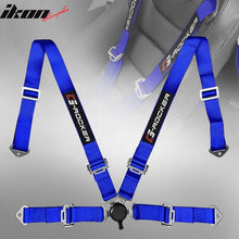 Load image into Gallery viewer, Universal 4 Point Cam-Lock Blue Racing Harness Seat Belt Nylon