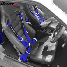 Load image into Gallery viewer, Universal 4 Point Cam-Lock Blue Racing Harness Seat Belt Nylon