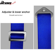 Load image into Gallery viewer, Universal 4 Point Cam-Lock Blue Racing Harness Seat Belt Nylon