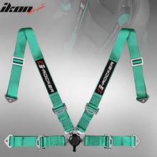 Load image into Gallery viewer, Universal 4 Point Cam-Lock Green Racing Harness Seat Belt Nylon