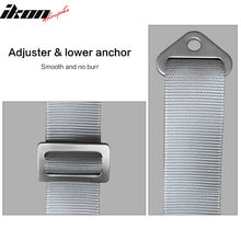 Load image into Gallery viewer, Universal 4 Point Cam-Lock Gray Racing Harness Seat Belt Nylon