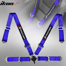 Load image into Gallery viewer, Universal 4 Point Cam-Lock Purple Racing Harness Seat Belt Nylon