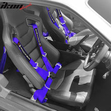 Load image into Gallery viewer, Universal 4 Point Cam-Lock Purple Racing Harness Seat Belt Nylon
