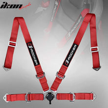 Load image into Gallery viewer, Universal 4 Point Cam-Lock Red Racing Harness Seat Belt Nylon
