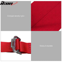 Load image into Gallery viewer, Universal 4 Point Cam-Lock Red Racing Harness Seat Belt Nylon