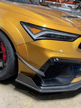 Load image into Gallery viewer, Carbon Fiber Front Bumper Canards - Acura DE5 Integra Type S