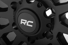 Load image into Gallery viewer, Rough Country 87 Series Wheel | Simulated Beadlock | Black/Machined | 17x8.5 | 6x5.5 | +0mm